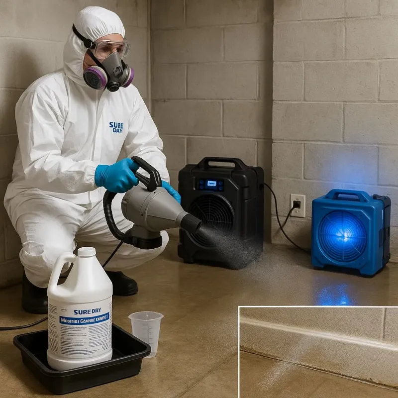 Sanitization and Odor Removal process in Harrisville, NH
