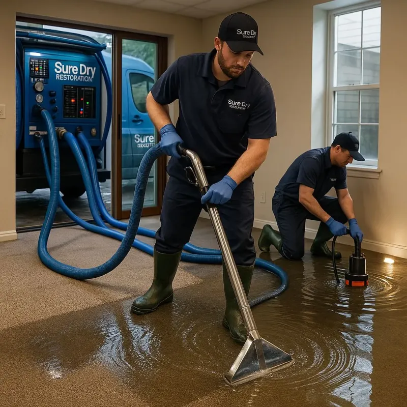 Water Extraction and Removal process in Harrisville, NH